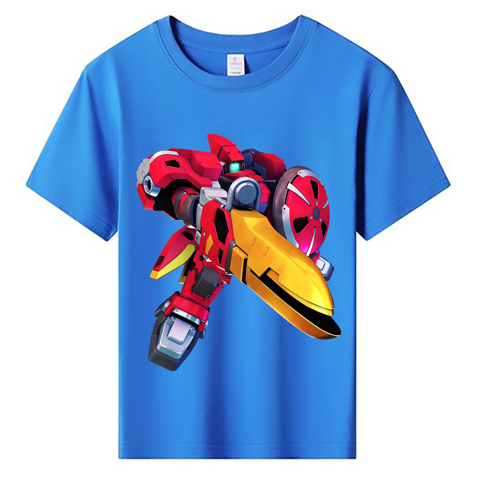 （画像用） 機動戦士ガンダム Mobile Suit Gundam 綿100％キッズTシャツ（フロントプリント）